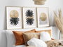 Wallity Huhu210 - Set de 3 Pinturas Decorativas en MDF de 35 x 50 cm